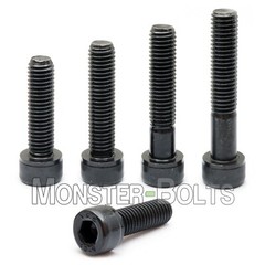 M3 Socket Head Cap Screws, 12.9 Alloy Steel w/ Black Oxide DIN 912, Coarse 0.50