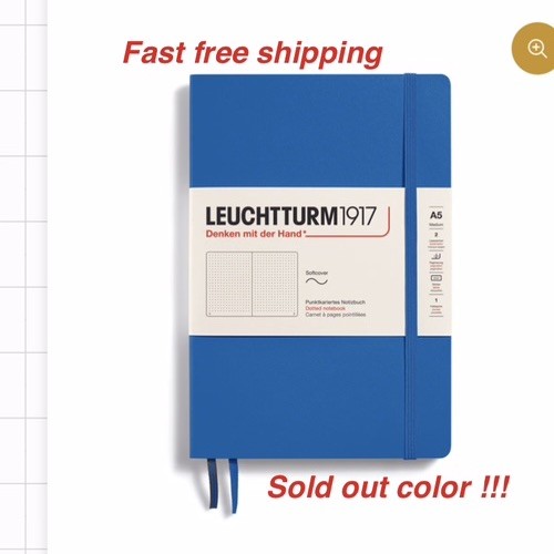 Leuchtterm1917 A5 Softcover Dotted Notebook Sky 369802 – Brand New In Wrapper