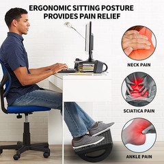 Foot Rest for Under Desk at Work – Ergonomic Foot Stools for Under Office Desk –