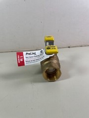 ProLine 1″ Brass Ball Valve 600PSI Full Port T Handle Valve 107-825TNL