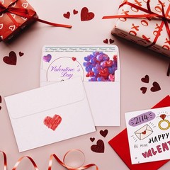 Eupako White Blank Cards and Envelopes A7 ( 5.25 x 7.25 Inches) 100PCS,
