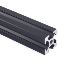 20*20*1000mm 2020 T-Slot Aluminum Extrusion For CNC 3D Printer Black 10 Packs US