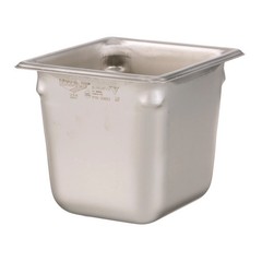 Vollrath 30662 Super Pan V Steamtable 22 Gauge 1/6 Size 6″