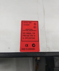 1pc used Danfoss inverter VLT5000 series is LISTED as 76X1