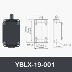 YBLX-19-001 Lathe CNC Plunger Type Micro Limit Travel Switch (Pack of 1)