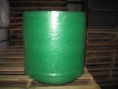 3/16″ Small Green Recycled Bubble, 24 x 300′ Per Roll