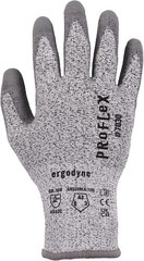 unisex adult Cut-resistant – A3, 13g ANSI A3 PU Coated CR Gloves, Gray, Large