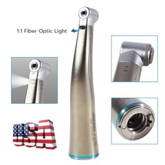 SANDENT Dental 1:1/1:5 Increasing Contra Angle Handpiece Fit NSK Electric Motor