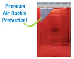 4×8″ Metallic Bubble Mailers Padded Shipping Poly Mailing Envelopes Combo Pack