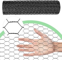 Chicken Wire 15.7 in x 237 in Poultry Wire Netting Hexagonal Galvanized Mesh …