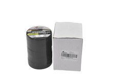 Red Wolf Auto Electrical Wire Harness Adhesive Tape 1in X 50ft 5 Rolls Black