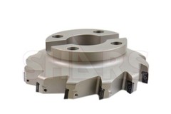 Shars CNC 8″ 90 Degree Indexable Face Mill with 12 APKT 1604 Inserts New L[