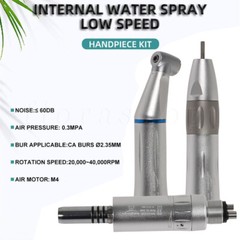 Dental Slow Low Speed Straight Handpiece Air Motor 4Holes E-type NSK STYLE WY4