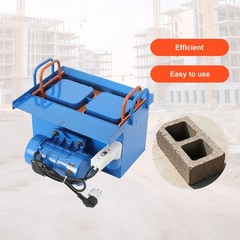 110V 550W Hollow Block Making Machine For 15.74X7.87X7.87inch Size 2Holes Brick