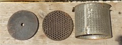 Enterprise 6 Quart Lard Press Cast Iron Sausage Stuffer Fruit Apple Cider Farm C