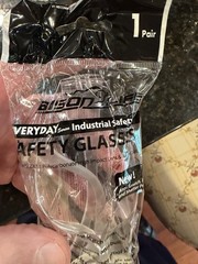 BISON LIFE Crystal Clear Safety Glasses 12 Pack ANSI Z87.1 Anti-Scratch Clear