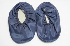 Worklon Style 1013 Size S Polyester Uppers Hypalon Sole Shoe Cover Color Blue