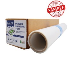 Sample CALCA Waterproof Inkjet Milky Transparency Film Silk Screen 17″ x 16.7 FT