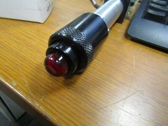NEW EGS CONTROLS LIGHTED PUSH BUTTON RED EXPLOSION PROOF LONG BARREL AEPTRFL