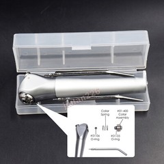 Dental 3 Way Air Water Syringe Triple Spray Handpiece with 2 Nozzles Tips Tubes