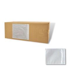 5.5″ X 7.5″ Packing List Envelope Clear Self Seal Shipping Sleeve Mailing Bag