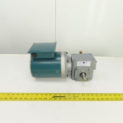 Cleveland ICHS 20:1 Ratio Right Hand Gear Reducer 86RPM 1/2HP 3PH Reliance Motor