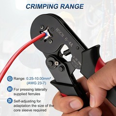 Ferrule Crimping Tool Kit,Wire Ferrules Kit Crimper Pliers with1800PCS Wire Ends