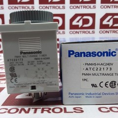 PM4HS-H-AC240V | Panasonic | Timer, 100-240VAC, 2xC/O, DIN48, Opened