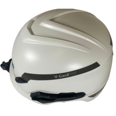 MSA V-Gard H1 EN50365 Adjustable White Safety Helmet with Chin Strap