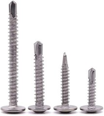 Modified Truss Head #8 x 1/2″ to 3″ Phillips Self Drilling Screws, Zinc