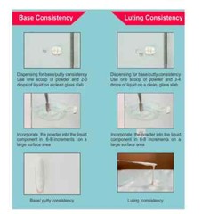 Dental Zinc F + Zinc Phosphate Cement to use as base, lining and luting cement