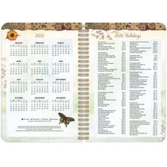 Lang, Garden Botanicals 2026 Engagement Planner by 6.5×9 inches, Multicolor