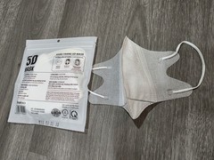 bisou 5D Mask Disposable Face Masks 50pcs White Made in Vietnam