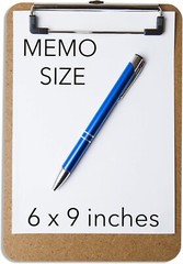 6″ x 9″ Mini Clipboard with Low Profile Clip (Set of 30) – BRAND NEW