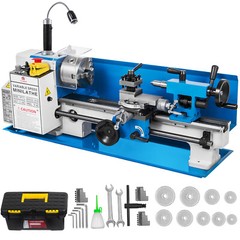 550W 7″X14″ Precision Mini Metal Lathe w/Lamp GREAT FACTORY PRICE NEWEST