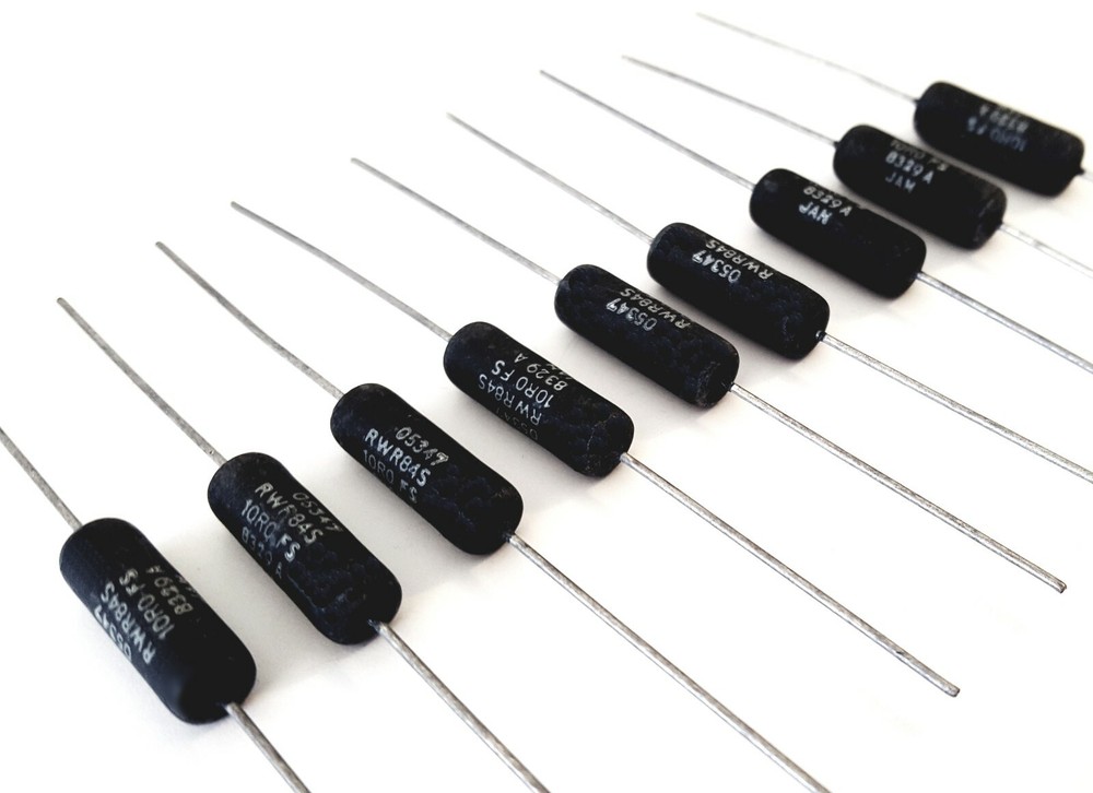 10 pcs Vishay RWR Series 10 Ohm 7W 1% Mil-Spec Wire-Wound Resistor – USA SHIP
