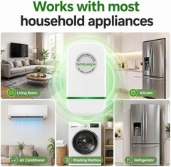 6 Pack Electricity Saving Box, Energy Saving Device Smart Voltage Support Stabil
