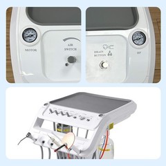 Portable Dental Mobile Delivery Unit System Air Compressor Cart 4 Holes
