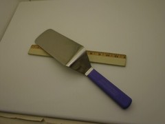 Dexter USA 8X3 Set (2) Spatula Turners Stainless Semi Flex Purple Handle S286-8