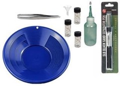 Sluice Monkey Xmas Special 10″ Blue Gold Panning Kit