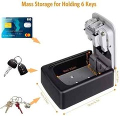 1 ~ 10X Key Lock Box Outside-Combination Lockbo House Key-Portable Wall Mounted