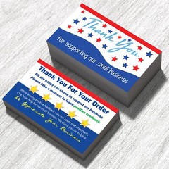 for eBay Thank You Cards Supporting Our Small Business For Your Order Purchase