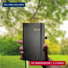 2026-2029 Pocket Monthly Planner, 3 Year Calendar 2026-2029, 6.2” x 3.6” x 0.6