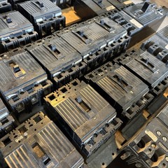 Lot of 90 GE Circuit Breakers – 1P 2P 3P – TED, THED, TEF, TJJ – Free Shipping