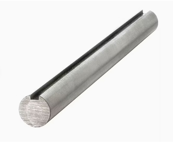 Keyed shaft, 5/8″Dia X 12″Long, CS Grade 1045, 3/16″ x 3/32″ key way