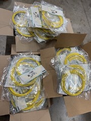 Lot of 20 Panduit UTP28SP15YL Cat 6 Performance UTP Patch Cord Yellow New Sealed