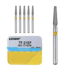 100pcs Dental Diamond Burs Medium Friction Grip 1.6MM for High Speed Handpiece