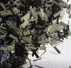 1/4″ Chopped Carbon Fiber: 1/2 lb (making FORGED composites)