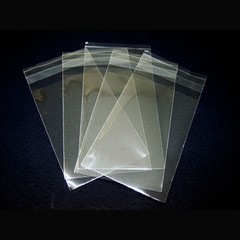 100 3×4 Clear Resealable Poly Cellophane Cello Bags