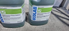 ECOLAB 6113722 Trupower All Purpose Dishmachine Rince Additive 2 Gallons